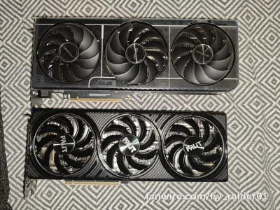 Asus Prime vs Palit Infinity 3 RTX 5070