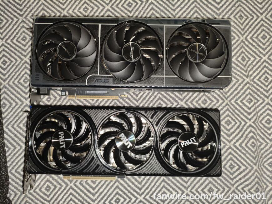Asus Prime vs Palit Infinity 3 RTX 5070 1